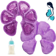 Reusable Multifunction Hot Cold Breastcare Gel Pack for Nursing Mom/Puting in Hat